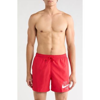 Nike Breaker Swim Trunks in University Red at Nordstrom Rack, Size Xx-Large