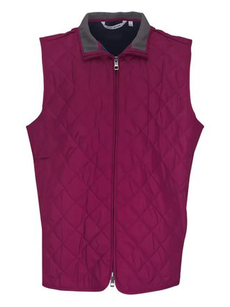 Peter Millar Essex quilted gilet - Red