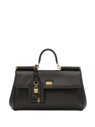 Dolce & Gabbana Womens-My Sicily Handbag In Plong&eacute; Calfskin