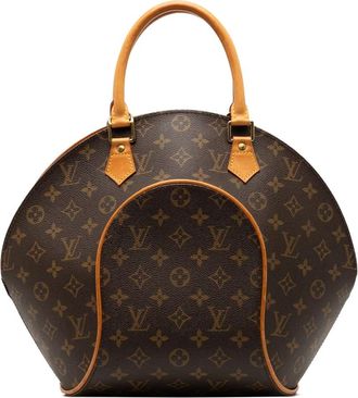 Louis Vuitton Borsa a mano Ellipse MM con monogramma 1998 - Marrone
