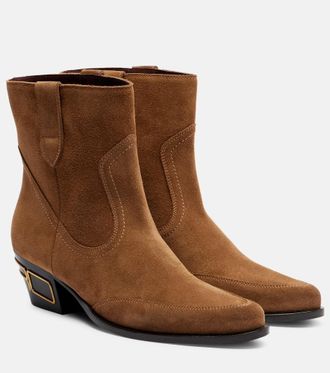 Etro Suede ankle boots