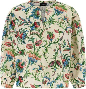 Etro Floral Cotton Blouse