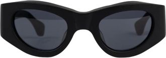 ERL Zwarte Unisex Zonnebril - Bro Stijl - Heren - Zonnebrillen - Zwart - ONE Size - Accessoires