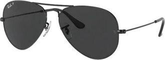 Ray-Ban Klassieke Aviator Zonnebril - unisex - Zonnebrillen - Zwart - 58 MM - Accessoires