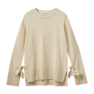 Designers Remix Collection Truien & Vesten, Dames, Beige, M, Wol, Carmen Sleeve Knit