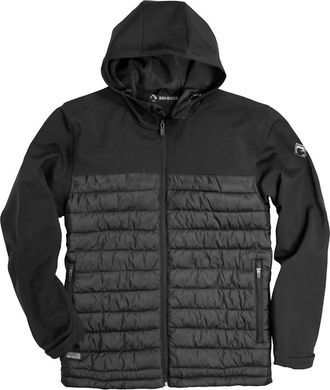 DRI Duck Mens Quilted Puffer Jacket In Black