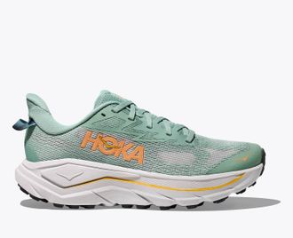 Hoka One One Womens Challenger 8 Running Shoes In Jade/cosmic Grey