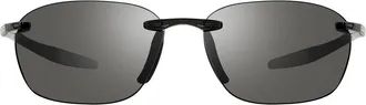 Revo RE 1140 DESCEND FOLD Folding Polarized 01GY Mens Sunglasses Black Size 63