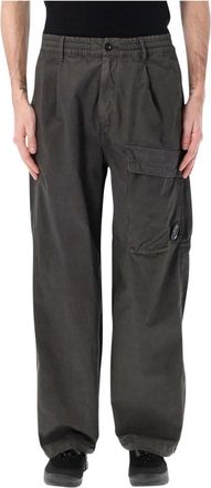 C.P. Company Microreps Cargo Pants - Heren - Wijde Broeken - Grijs - M - Katoen - Broeken