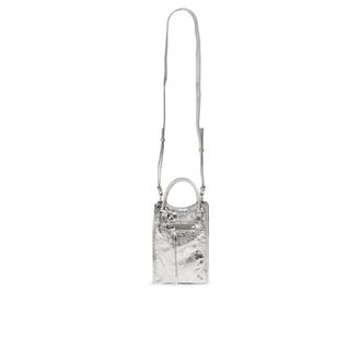 Balenciaga Tassen, Dames, Grijs, ONE Size, Katoen, Le City Bag