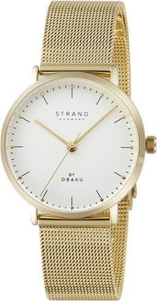 Obaku Womens Gonone White Dial Watch