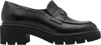 Tamaris Leren loafers met blokhak