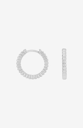Dower & Hall Mens Small Humbug Hoops in Sterling Silver at Nordstrom