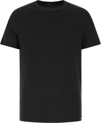 Tom Ford Black stretch cotton blend t-shirt