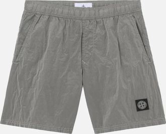 Stone Island Mens S0043 Nylon Swimshorts Grey - Size: 35/34/32