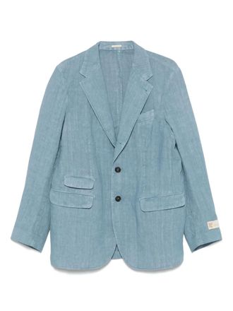 Massimo Alba Catch 2 blazer - men - Viscose/Cotton/Linen/Flax - 46 - Blue