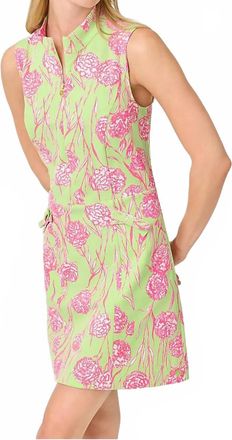 Lilly Pulitzer Luxletic Catarina Dress In Pistachio Macaron Alina
