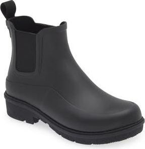 FitFlop WonderWelly Waterproof Chelsea Boot in All Black at Nordstrom Rack, Size 9