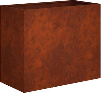 vidaXL Macetero De Jard&iacute;n Oxidado 60 X 30 X 40 Cm Acero Oxidado Vidaxl