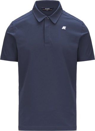 K-Way Light Stretch Jersey Polo Shirt - Heren - Polos - Blauw - 3XL - Katoen - Tops