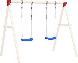 vidaXL Columpios Con Cuerdas 2 Unidades Polietileno Azul 38x16 Cm Vidaxl