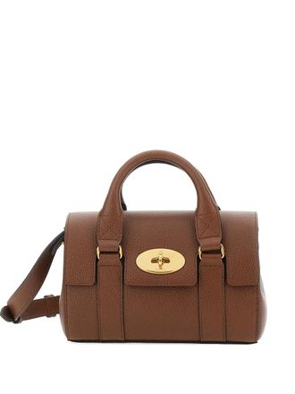 Mulberry mini Bayswater leather tote bag - Brown