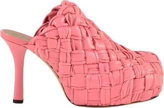 Bottega Veneta Leren Muiltje Hakken - Dames - Muiltjes - Roze - 40 EU - Leer - Schoenen
