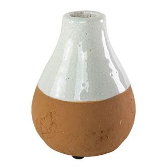 Foreside Home And Garden Terracotta Dipped Terracotta Bud Vase in Orange at Nordstrom
