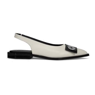 Le Boh&eacute;mien Ballerinas, female, Beige, Size: 10 US Vitello Ballerina