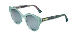 Etnia Barcelona Kea Sun Polarized TQWH Womens Sunglasses Blue Size 52