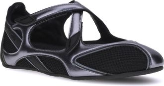 The Attico Womens Ballerina Flats Nomad Black Polyurethane Shoes