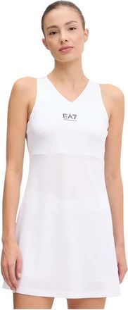 Emporio Armani Ventus 7 Tennis Pro Jurk - Dames - Korte kleedjes - Wit - XL - Kleedjes