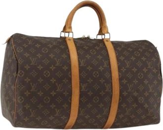 Louis Vuitton Pre-owned Weekend Bags, female, Brown, Size: ONE SIZE Pre-owned Boston Bag