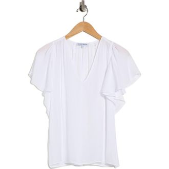 Ramy Brook Bronta V-Neck Top in Ivory at Nordstrom Rack, Size X-Small Regular