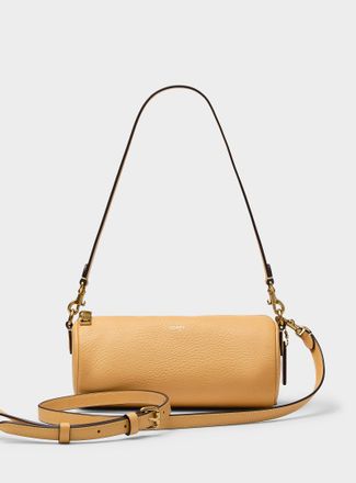 Coach Womens Small smooth leather cylinder bag