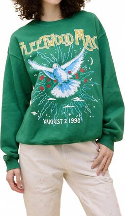 Daydreamer Womens Fleetwood Mac Sweatshirt In Green