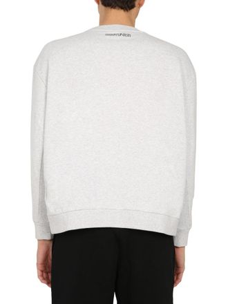 Marcelo Burlon Monogram Embroidered Sweatshirt - White