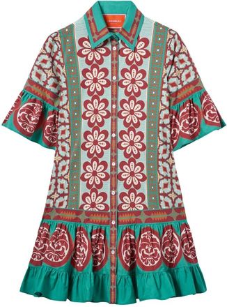 La DoubleJ Choux Jurk - Dames - Shirt Kleedjes - Veelkleurig - S - Katoen - Kleedjes