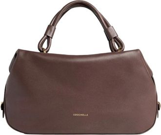 Coccinelle Lizzie Handtas - Dames - Handtassen - Bruin - ONE Size - Leer - Tassen