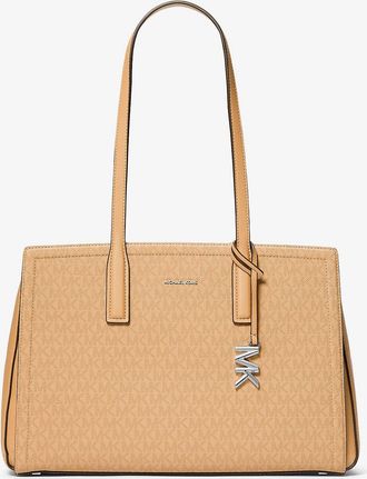 Michael Kors Laila Medium Signature Logo Tote Bag