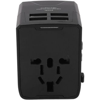 OEM Adaptador De Viaje Universal Con Puertos Usb - Convertidor Internacional Con Enchufes Ue/ru/ee. Uu./au/jp De 100-240 V