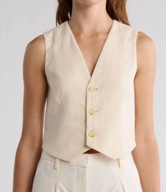 A.L.C. Maxwell Vest In Bone