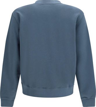 Kenzo Mens Signature Embroidered Cotton Sweatshirt Anthracite Sweatshirts Sweater