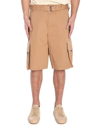 Jacquemus Camel Brown Cargo Shorts