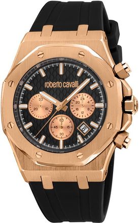 Roberto Cavalli Ottago Black Dial Mens Watch RC5G161P0035