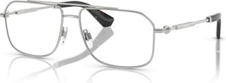 Burberry Demo Navigator Mens Eyeglasses BE1391 1005 58