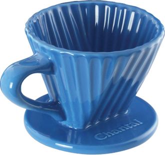 Chantal 8 ounce Lotus Ceramic Pour Over Coffee Filter in Blue Cove at Nordstrom