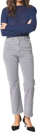 Rolla's High Rise Straight Leg Pant In Gray