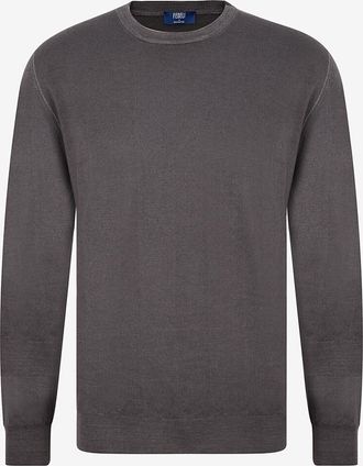 Fedeli Schurwoll-Pullover mit Rundhals Argentina