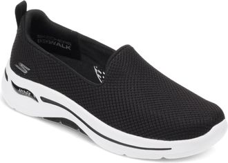 Skechers Performance Go Walk Arch Fit Black/White 6 D - Wide